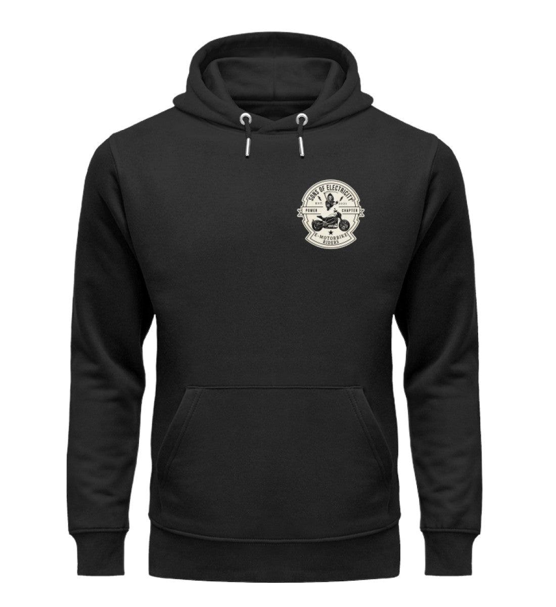 Organic Premium E-Motorrad Hoodie: SONS OF ELECTRICITY -