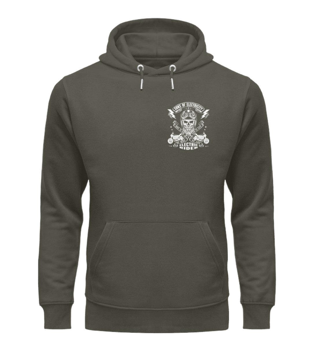 Organic Premium E-Motorrad Hoodie: SONS OF ELECTRICITY