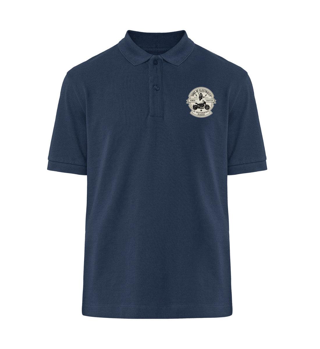 Organic Premium E-Motorrad Polo-Shirt: SONS OF ELECTRICITY -