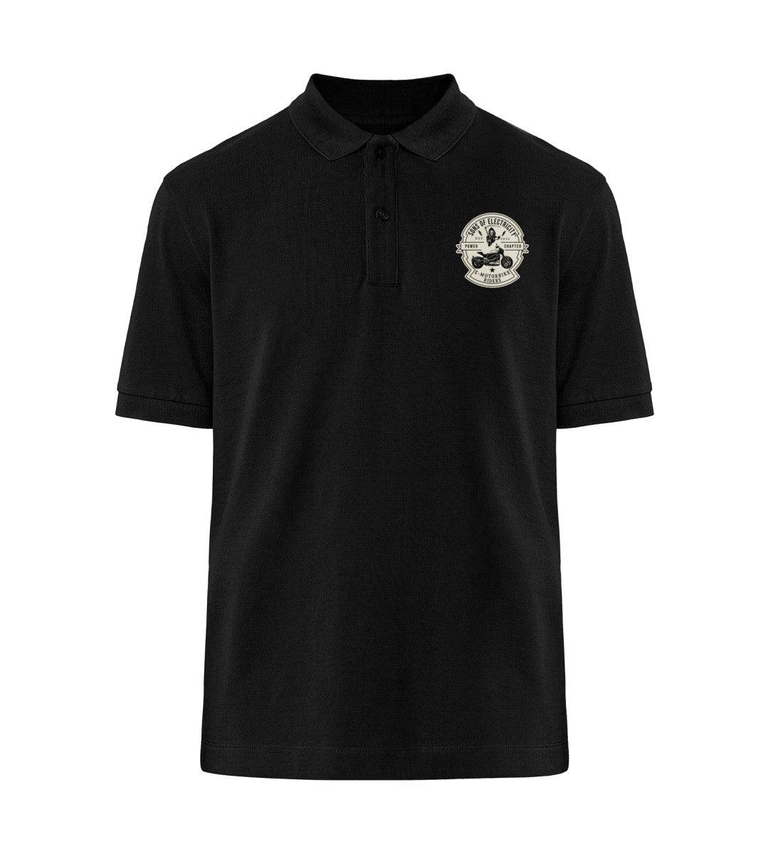 Organic Premium E-Motorrad Polo-Shirt: SONS OF ELECTRICITY -
