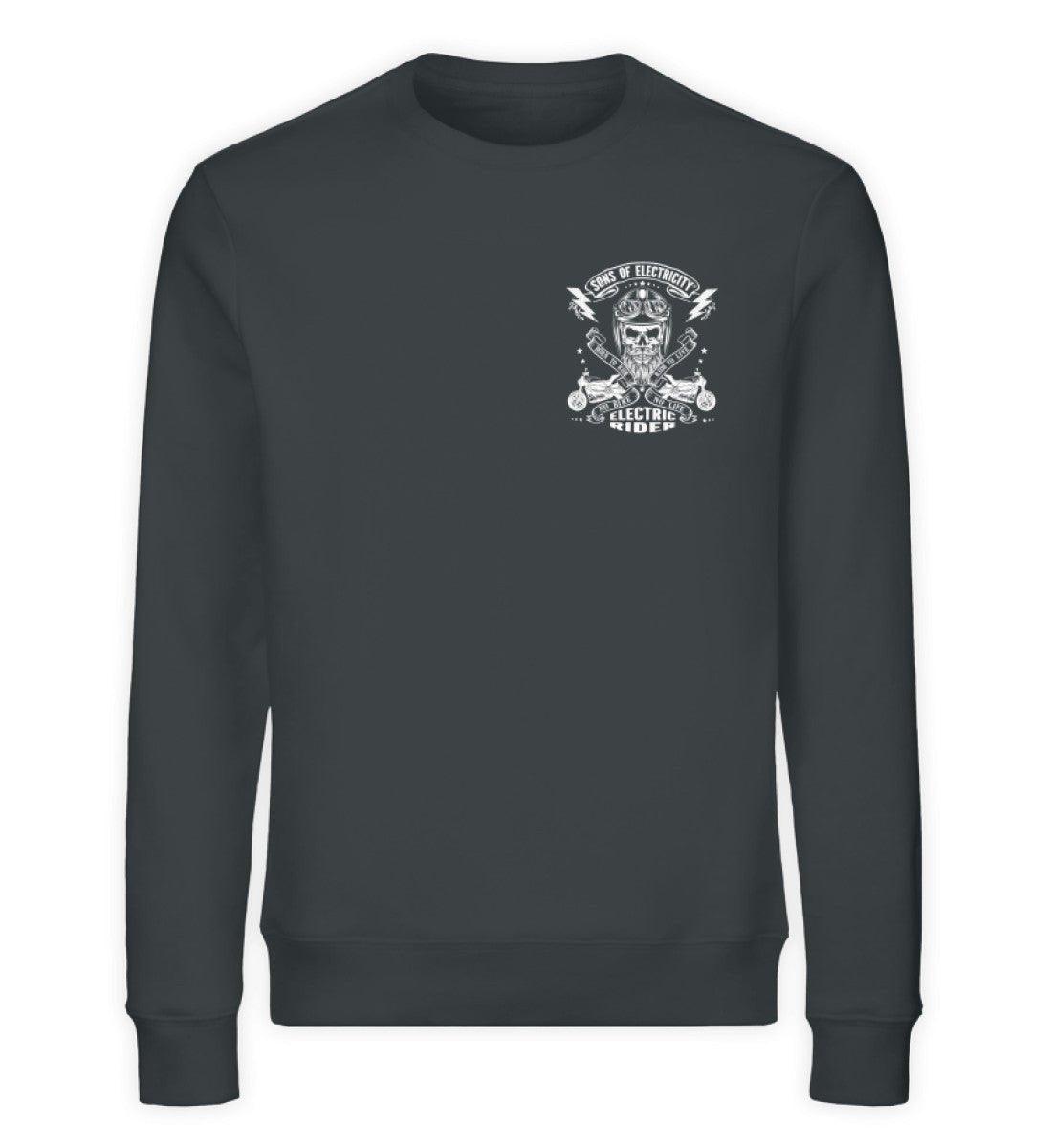 Organic Premium E-Motorrad Sweatshirt: SONS OF ELECTRICITY