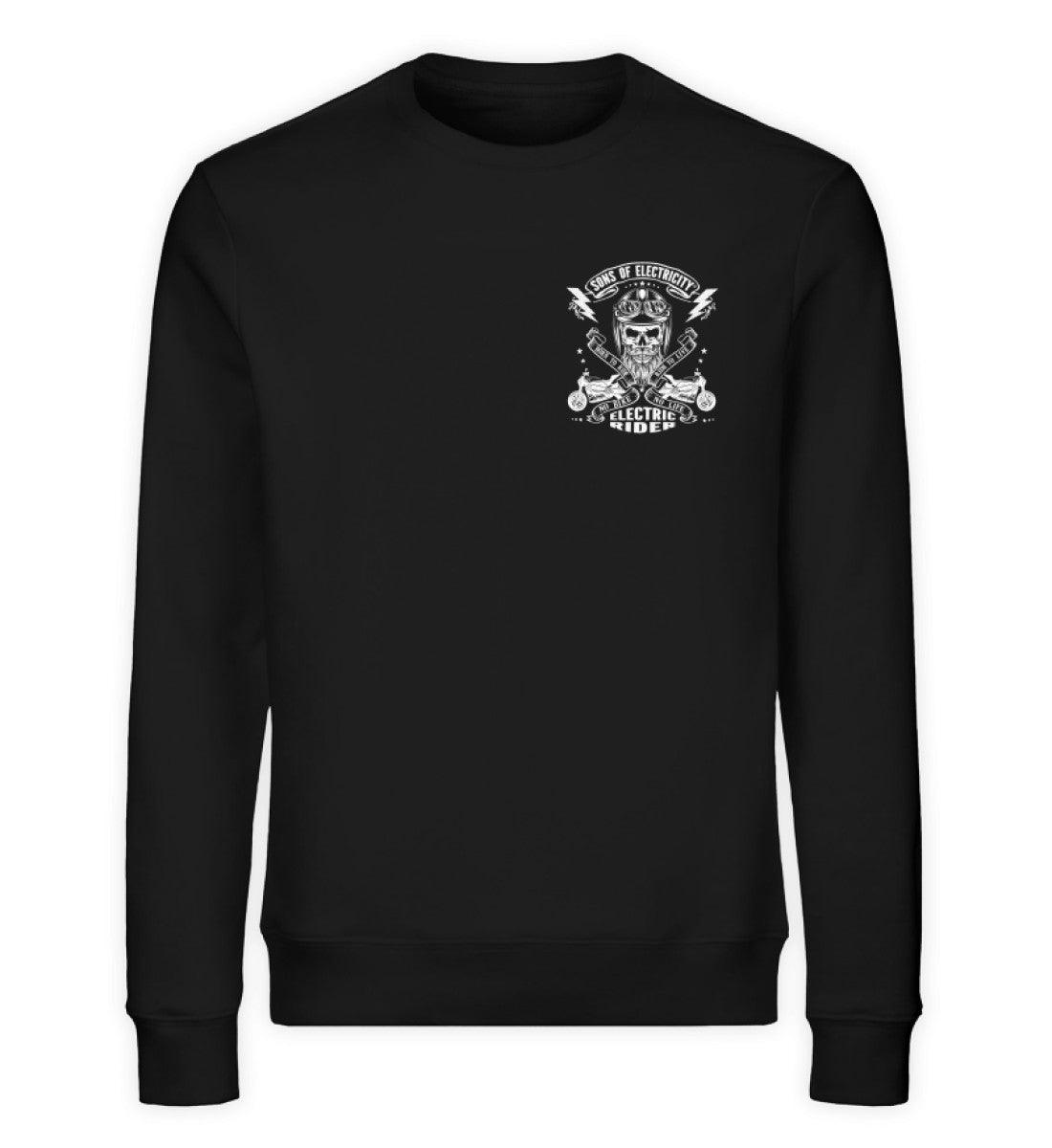 Organic Premium E-Motorrad Sweatshirt: SONS OF ELECTRICITY