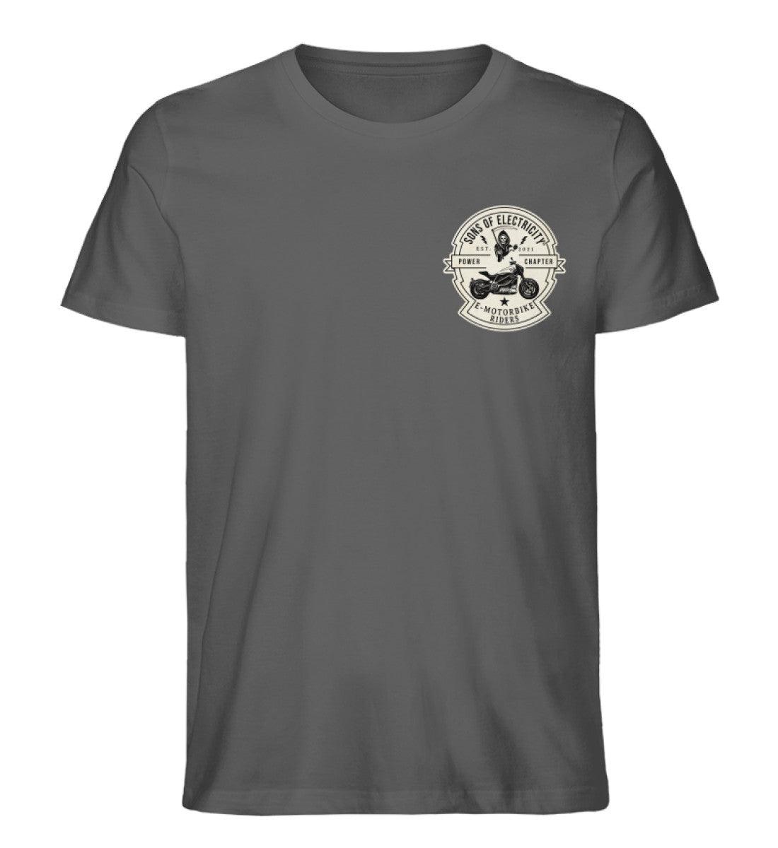 Organic Premium E-Motorrad T-Shirt: SONS OF ELECTRICITY -
