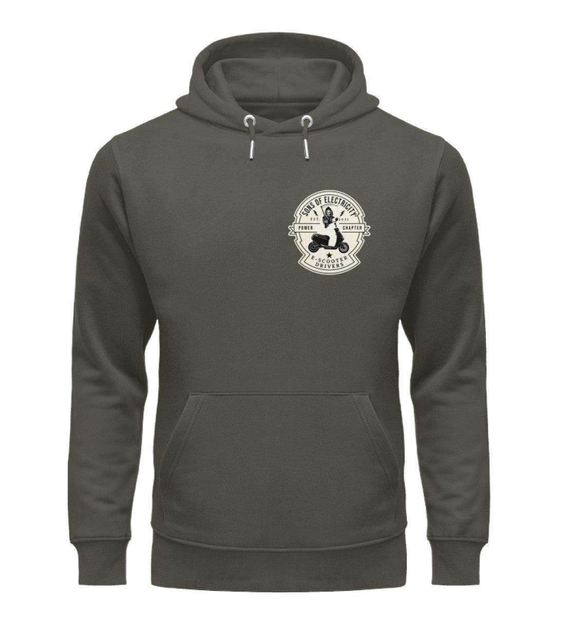 Organic Premium E-Motorroller Hoodie: SONS OF ELECTRICITY -