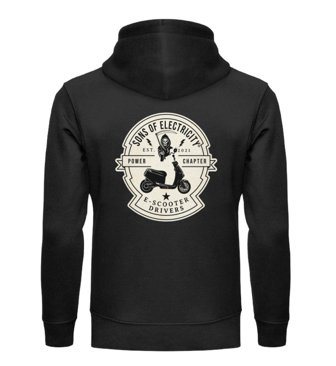 Organic Premium E-Motorroller Hoodie: SONS OF ELECTRICITY -
