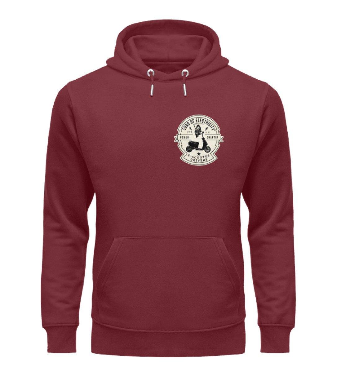 Organic Premium E-Motorroller Hoodie: SONS OF ELECTRICITY -