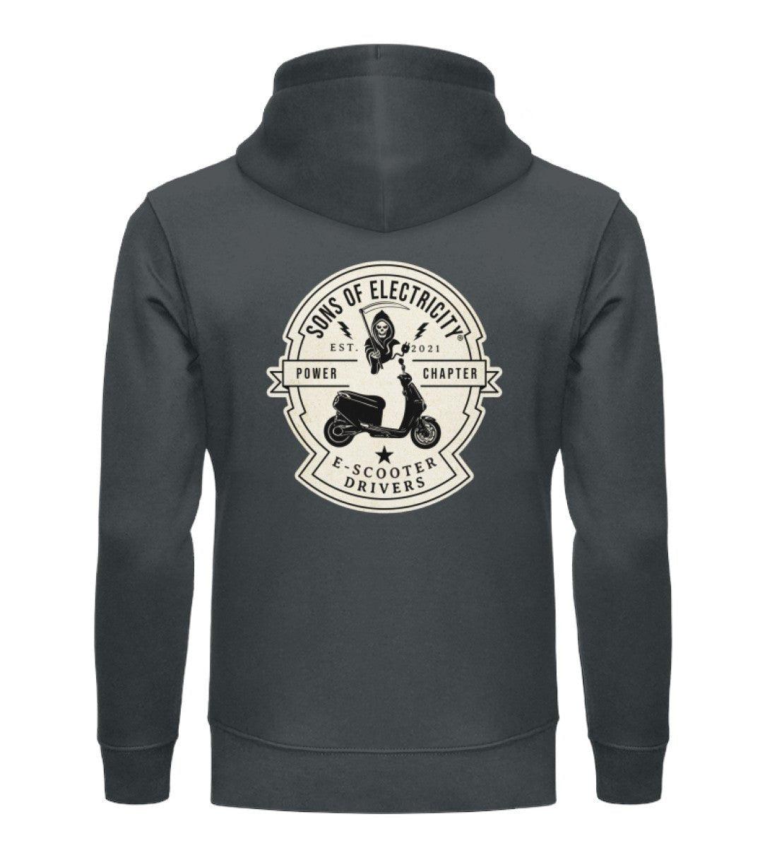 Organic Premium E-Motorroller Hoodie: SONS OF ELECTRICITY -