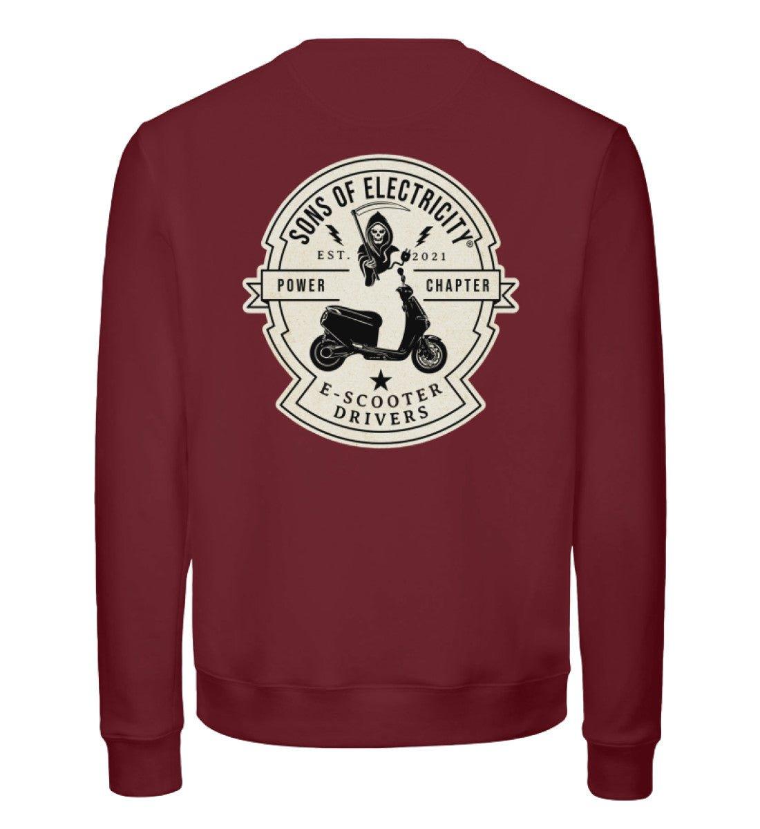 Organic Premium E-Motorroller Sweatshirt: SONS
