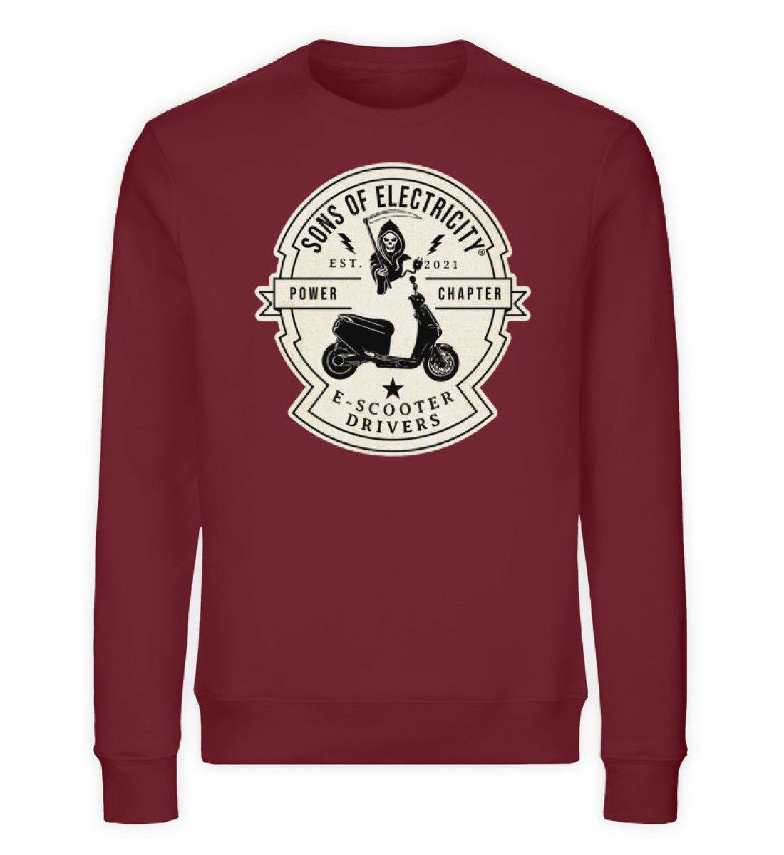Organic Premium E-Motorroller Sweatshirt: SONS