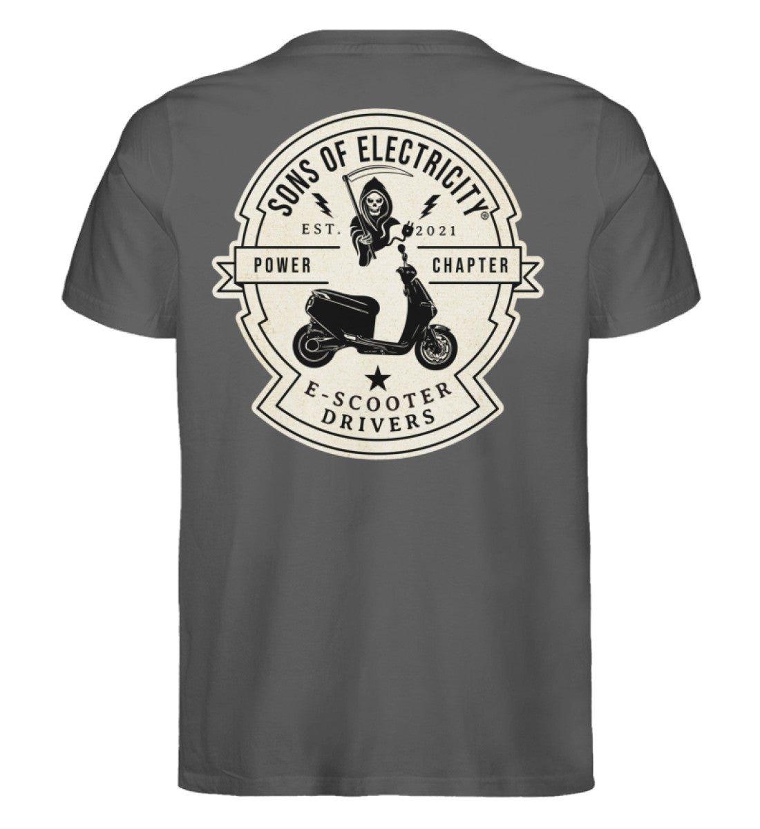 Organic Premium E-Motorroller T-Shirt: SONS OF ELECTRICITY -