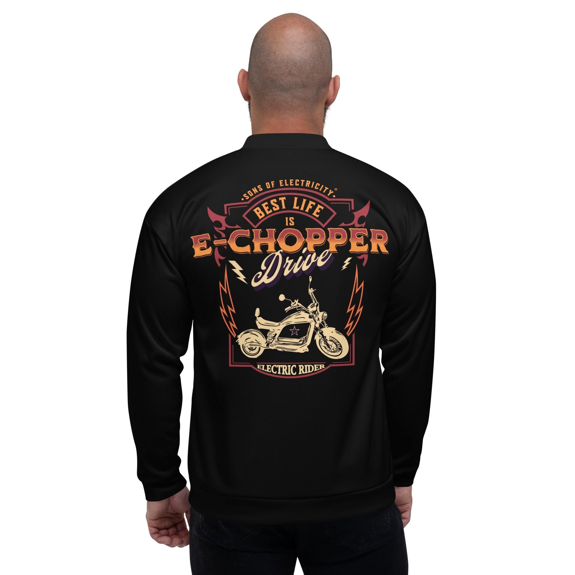 Premium E-Chopper (2) Bomberjacke: Best Life is drive -