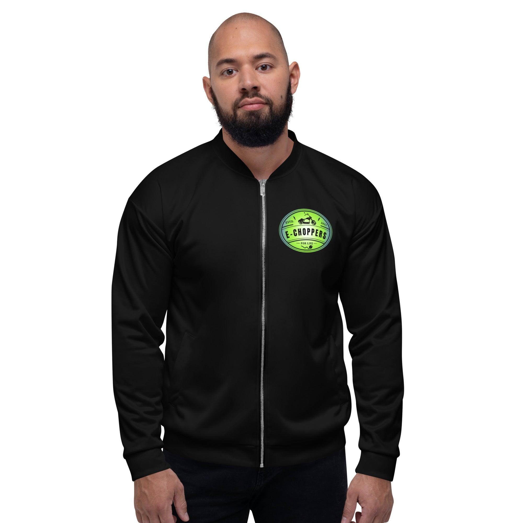 Premium E-Chopper Bomberjacke mit E-CHOPPERS FOR LIFE Logo -
