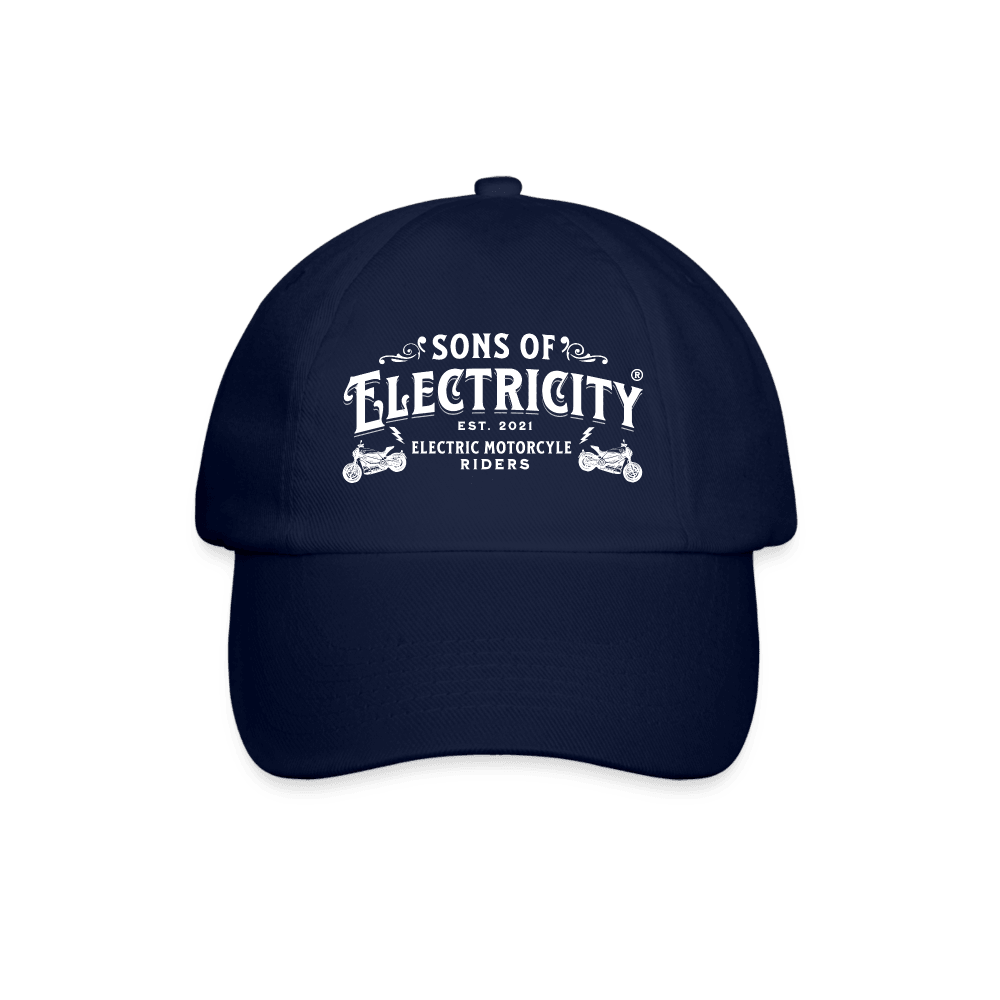 Premium E-Motorrad Baseballkappe: SONS OF ELECTRICITY