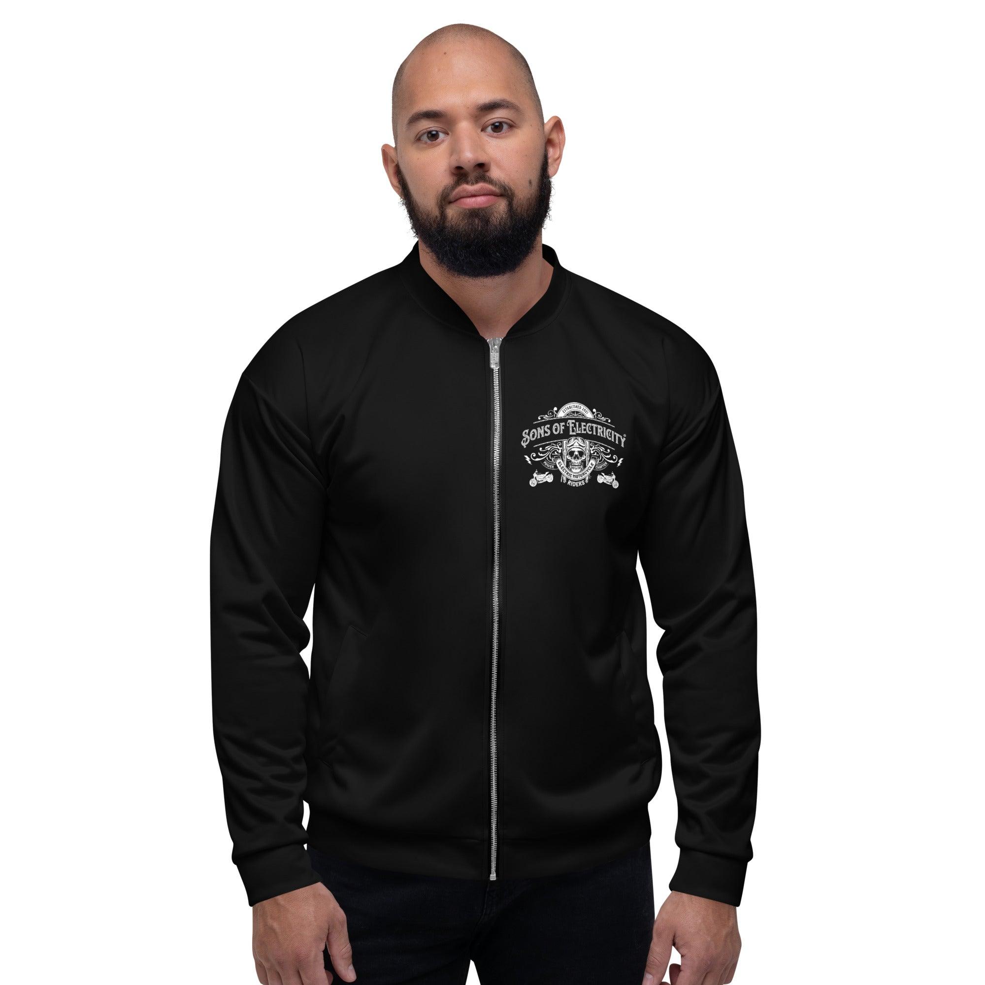 Premium E-Motorrad Bomberjacke: Electric Motorcycle Riders -