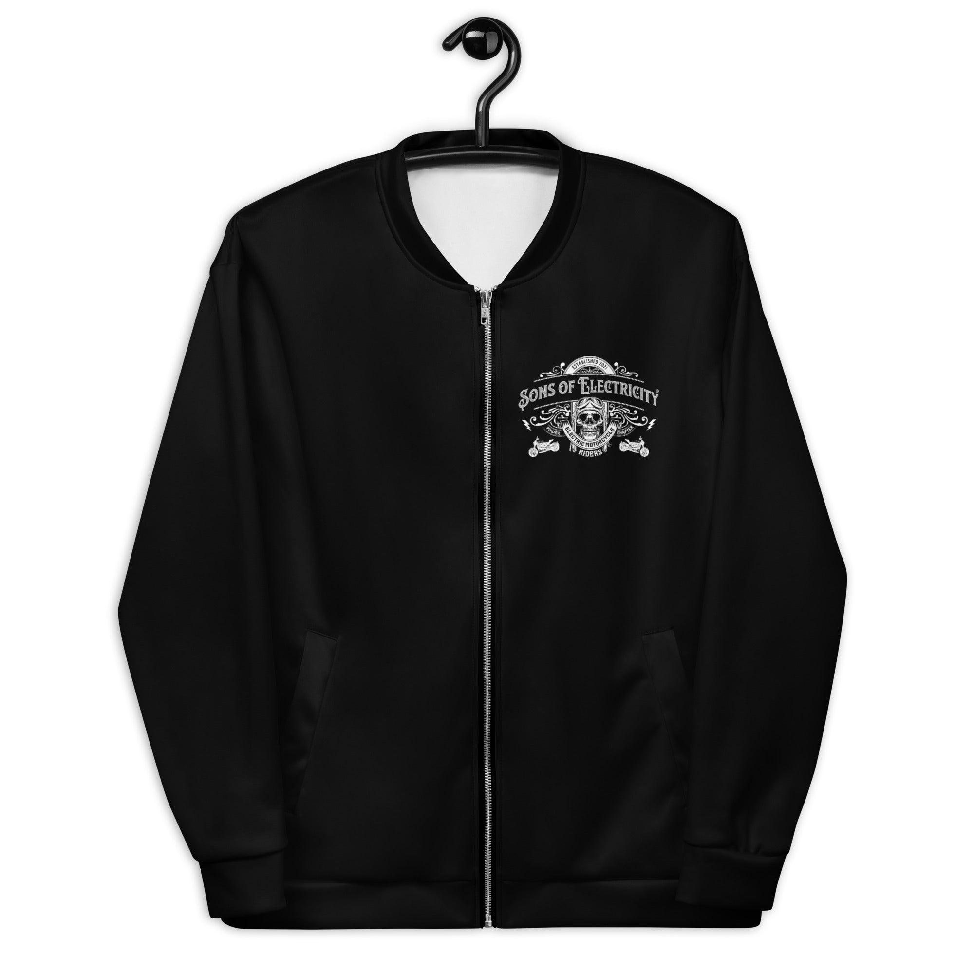 Premium E-Motorrad Bomberjacke: Electric Motorcycle Riders -
