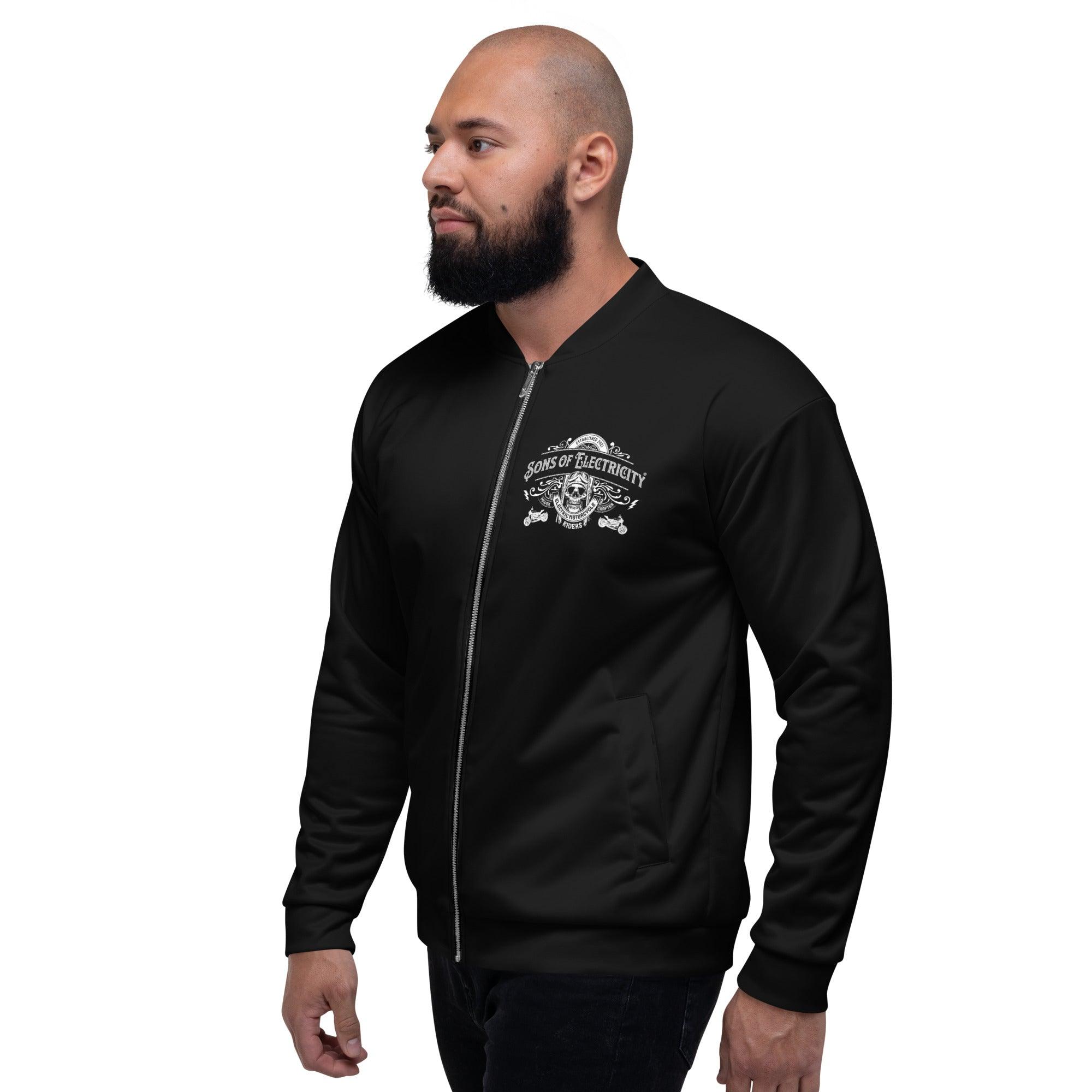 Premium E-Motorrad Bomberjacke: Electric Motorcycle Riders -