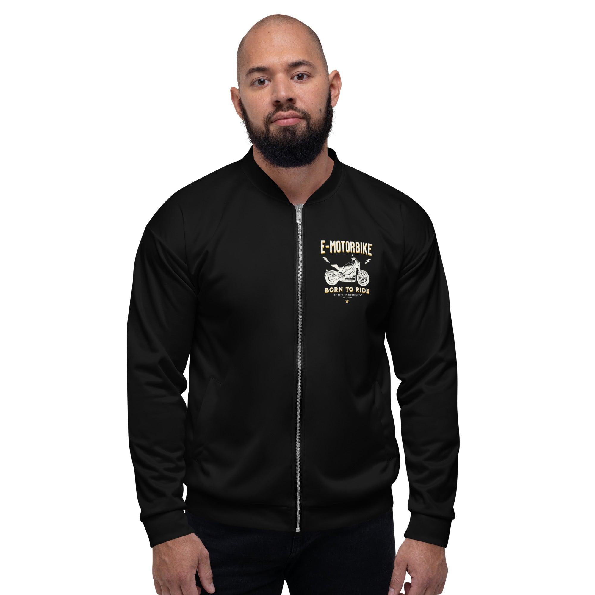 Premium E-Motorrad Bomberjacke: SONS OF ELECTRICITY