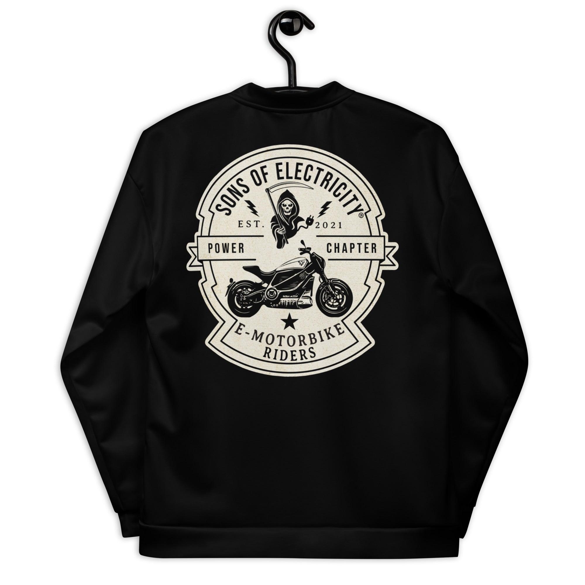 Premium E-Motorrad Bomberjacke: SONS OF ELECTRICITY -