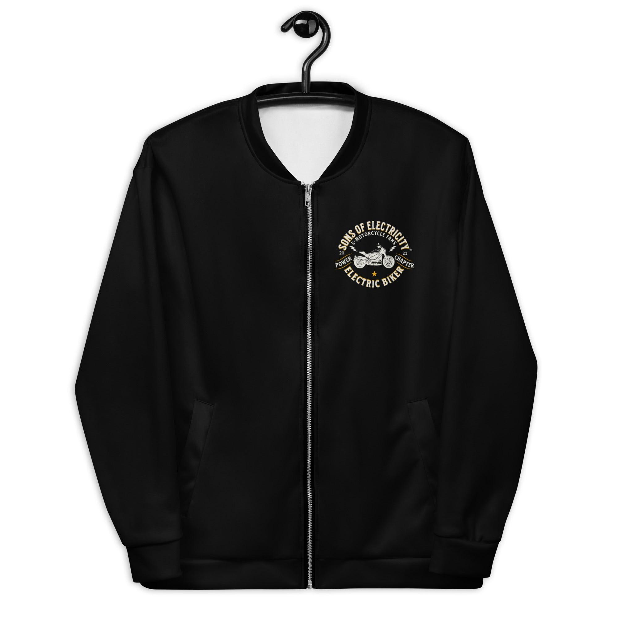 Premium E-Motorrad Bomberjacke: SONS OF ELECTRICITY