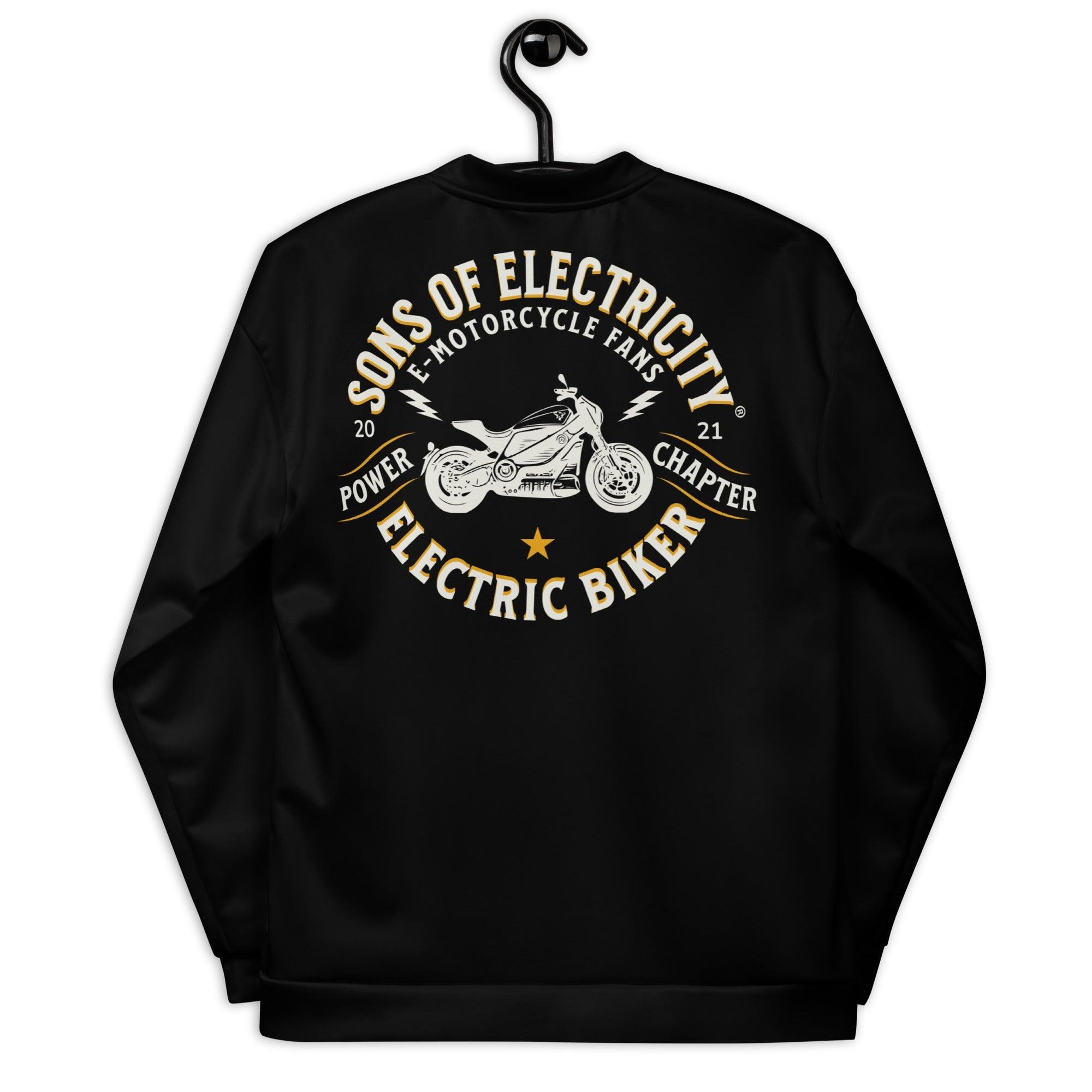 Premium E-Motorrad Bomberjacke: SONS OF ELECTRICITY