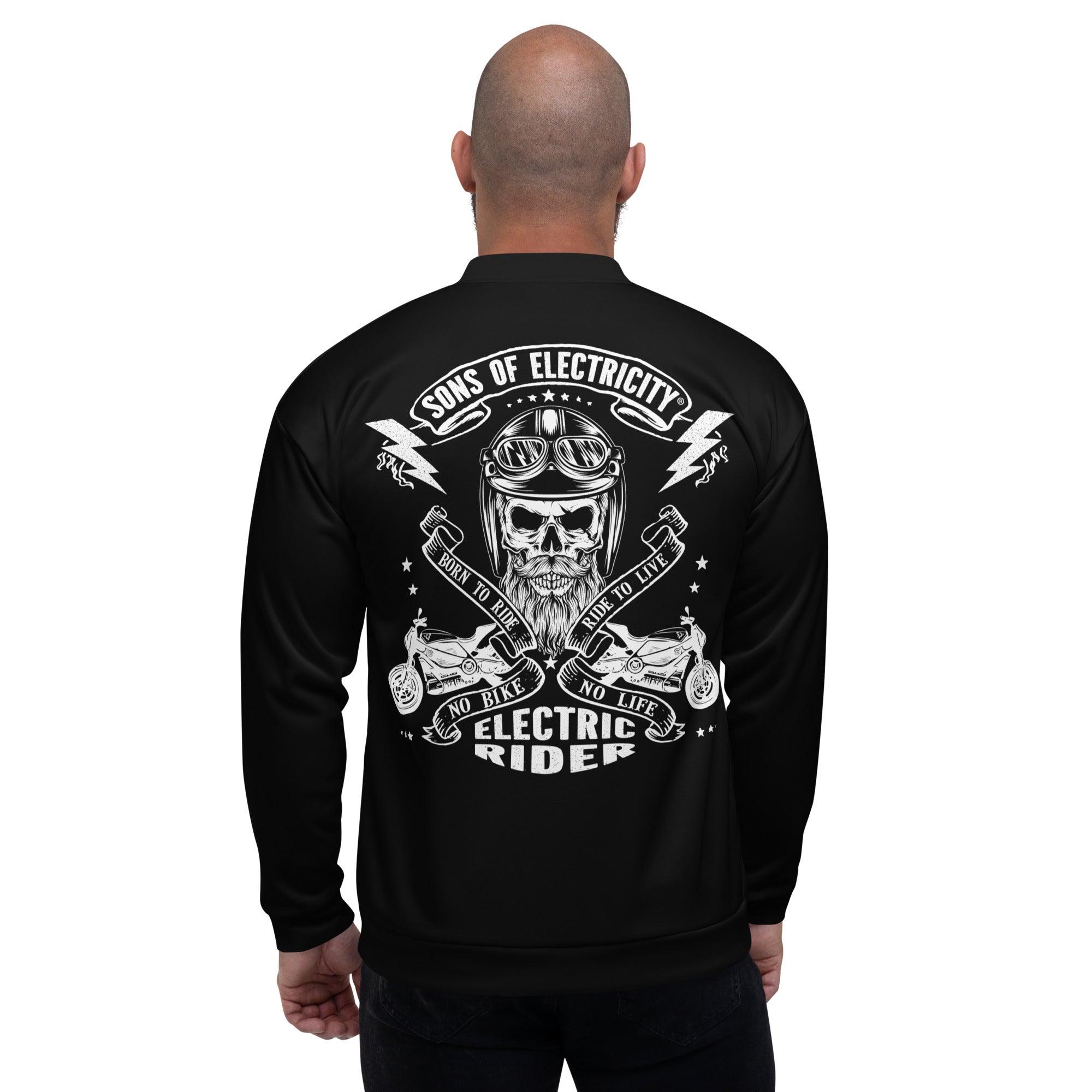 Premium E-Motorrad Bomberjacke: SONS OF ELECTRICITY Electric