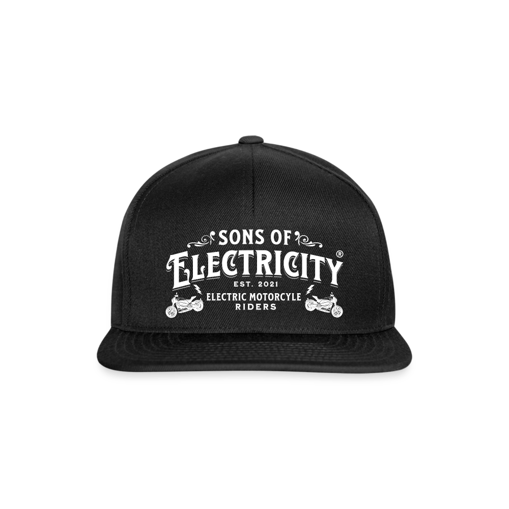 Premium E-Motorrad Snapback Cap: SONS OF ELECTRICITY