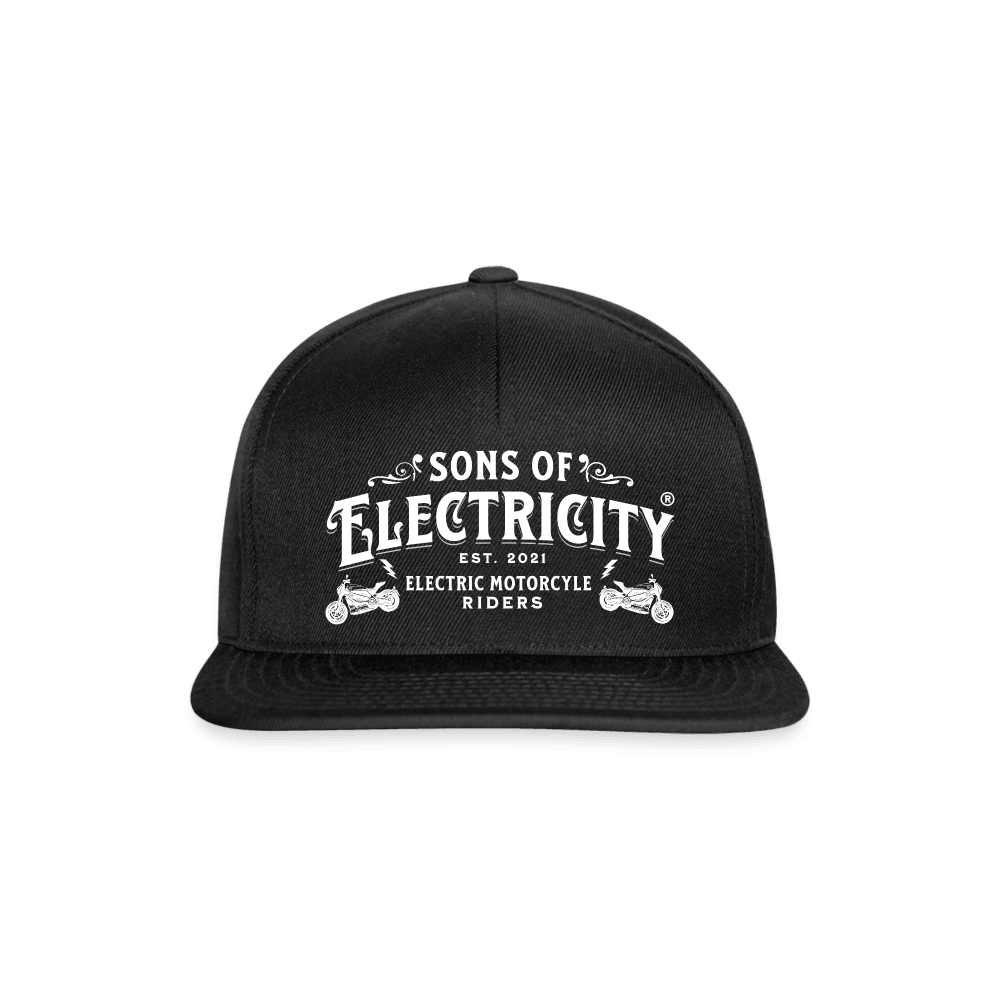Premium E-Motorrad Snapback Cap: SONS OF ELECTRICITY