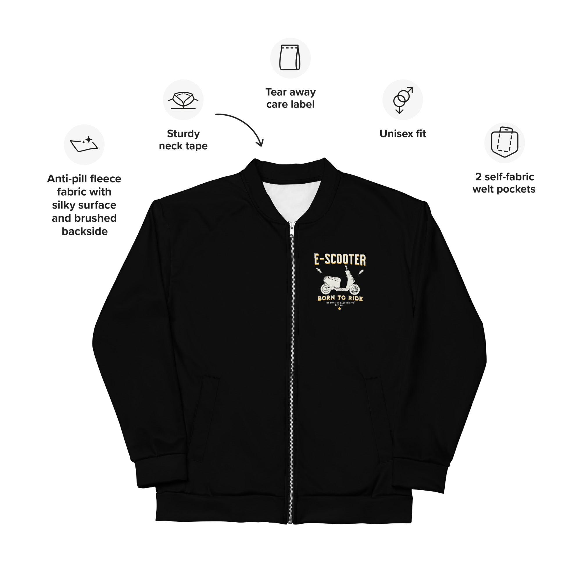 Premium E-Motorroller Bomberjacke: SONS OF ELECTRICITY