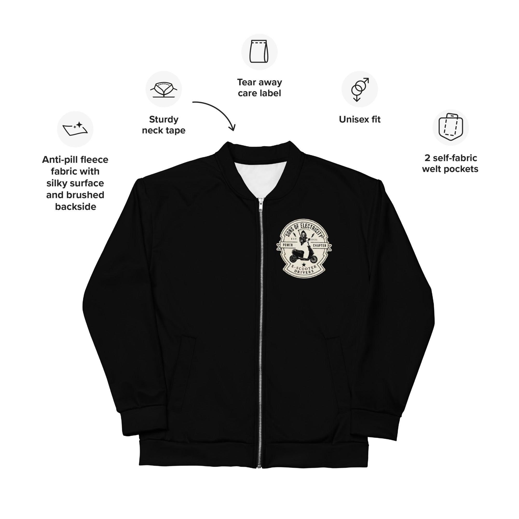 Premium E-Motorroller Bomberjacke: SONS OF ELECTRICITY -