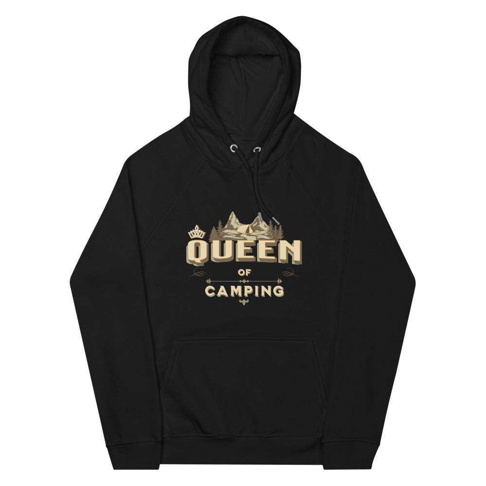 QUEEN OF CAMPING - Premium Bio Damen Hoodie Kapuzenpullover