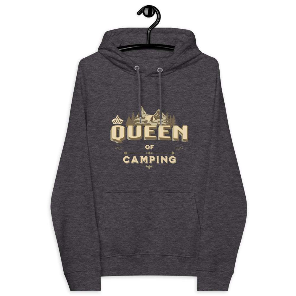 QUEEN OF CAMPING - Premium Bio Damen Hoodie Kapuzenpullover