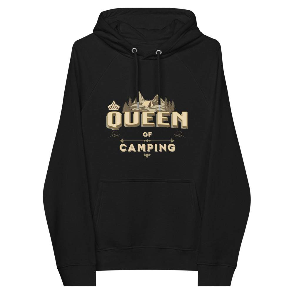 QUEEN OF CAMPING - Premium Bio Damen Hoodie Kapuzenpullover
