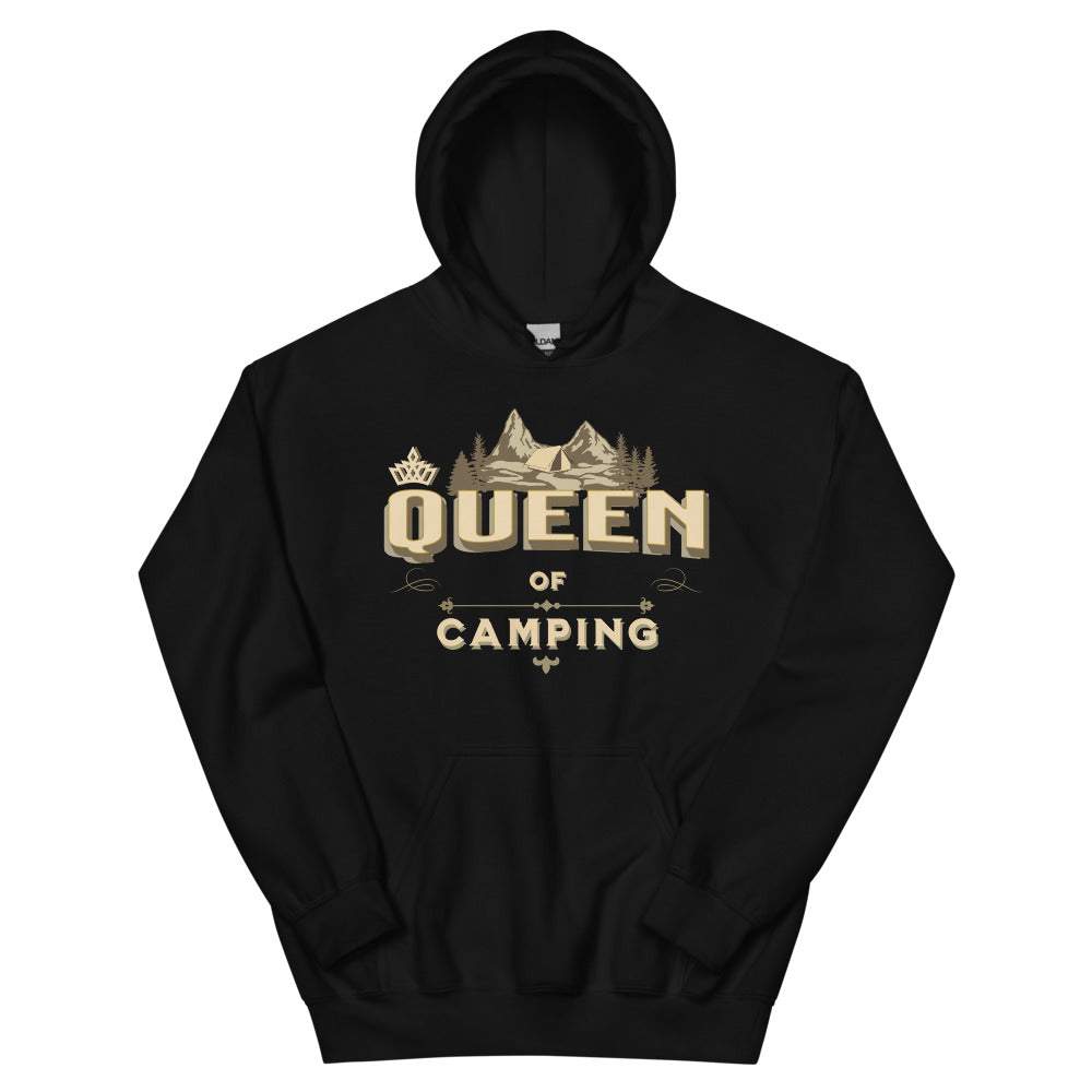 QUEEN OF CAMPING - Premium Damen Kapuzenpullover Hoodie