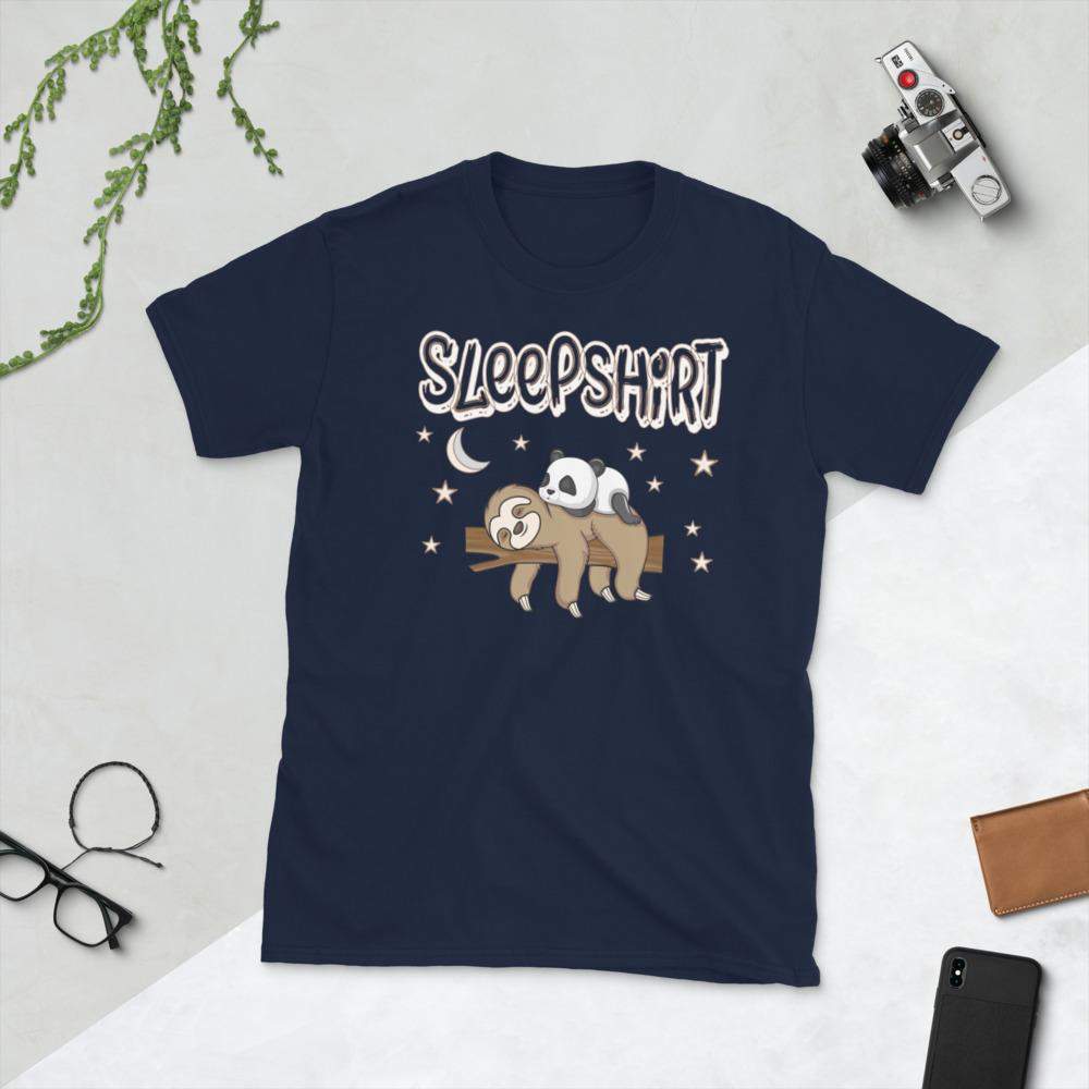 Sleep Shirt - Unisex Kurzarm Premium T-Shirt mit Aufdruck