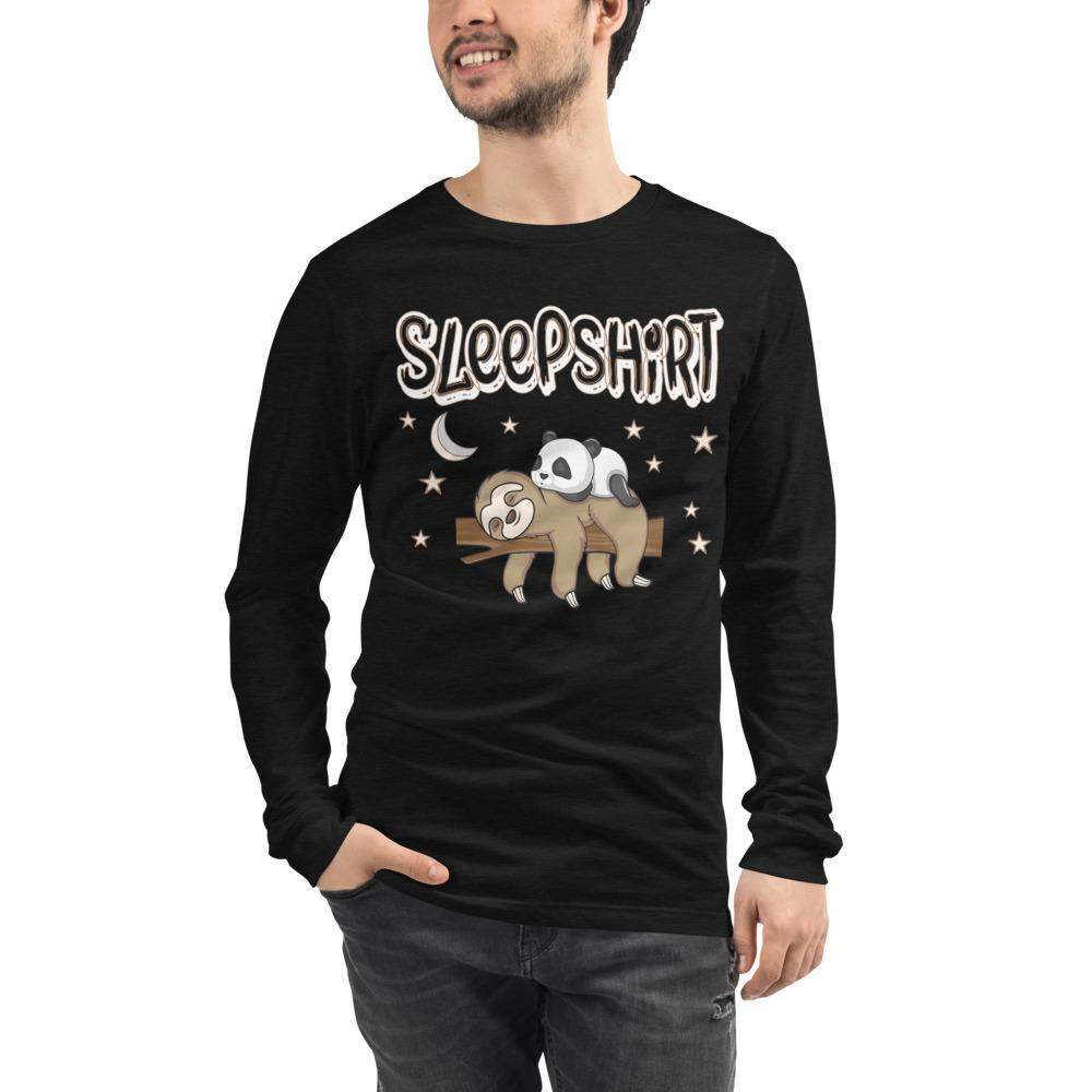 Sleep Shirt - Unisex Langarm Premium T-Shirt mit Aufdruck