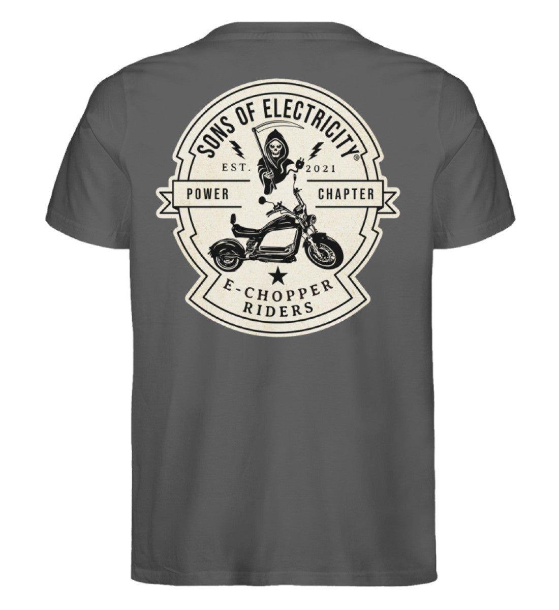 Organic Premium E-Chopper (2) T-Shirt: SONS OF ELECTRICITY -