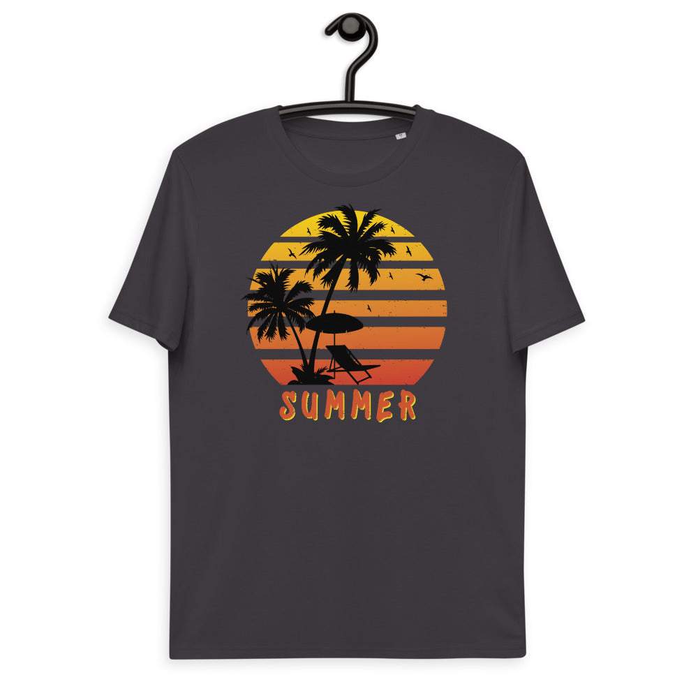 Summer - Premium Bio Unisex Kurzarm T-Shirt mit Aufdruck