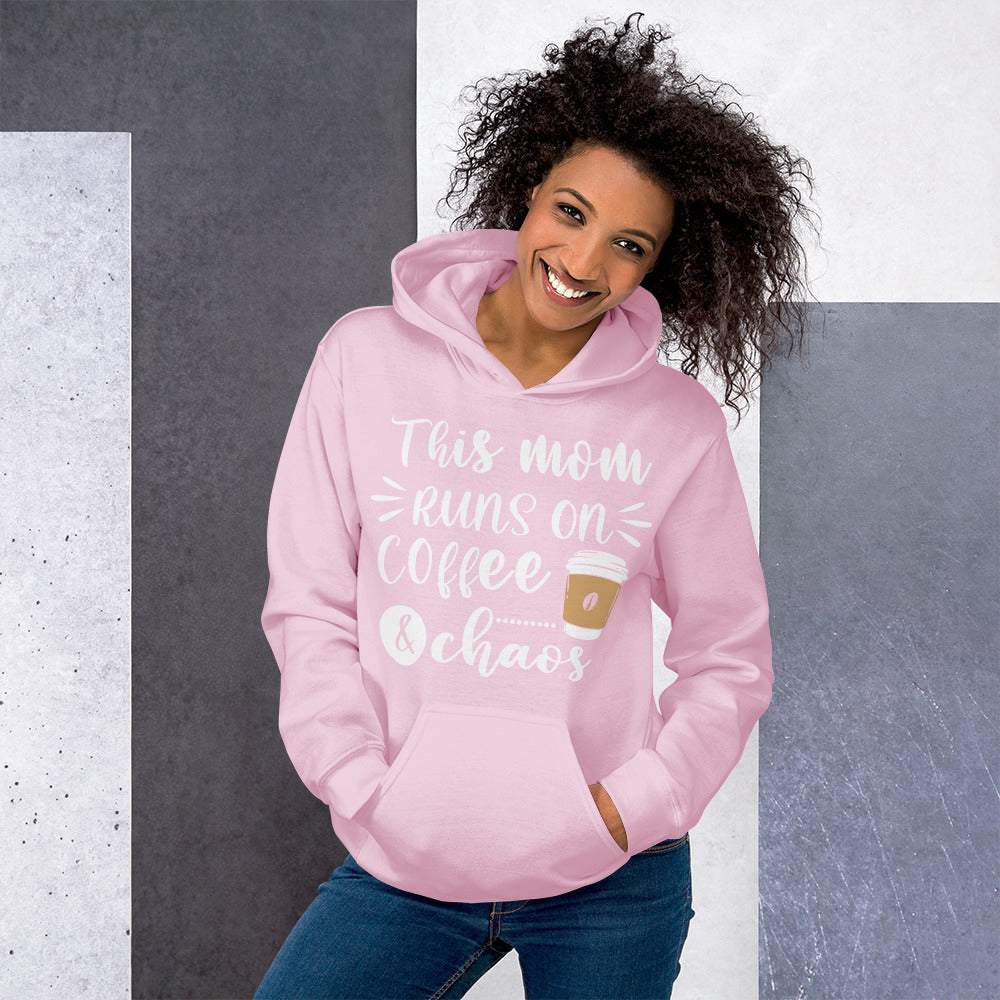 This mom runs on coffee & chaos - Damen Kapuzenpullover