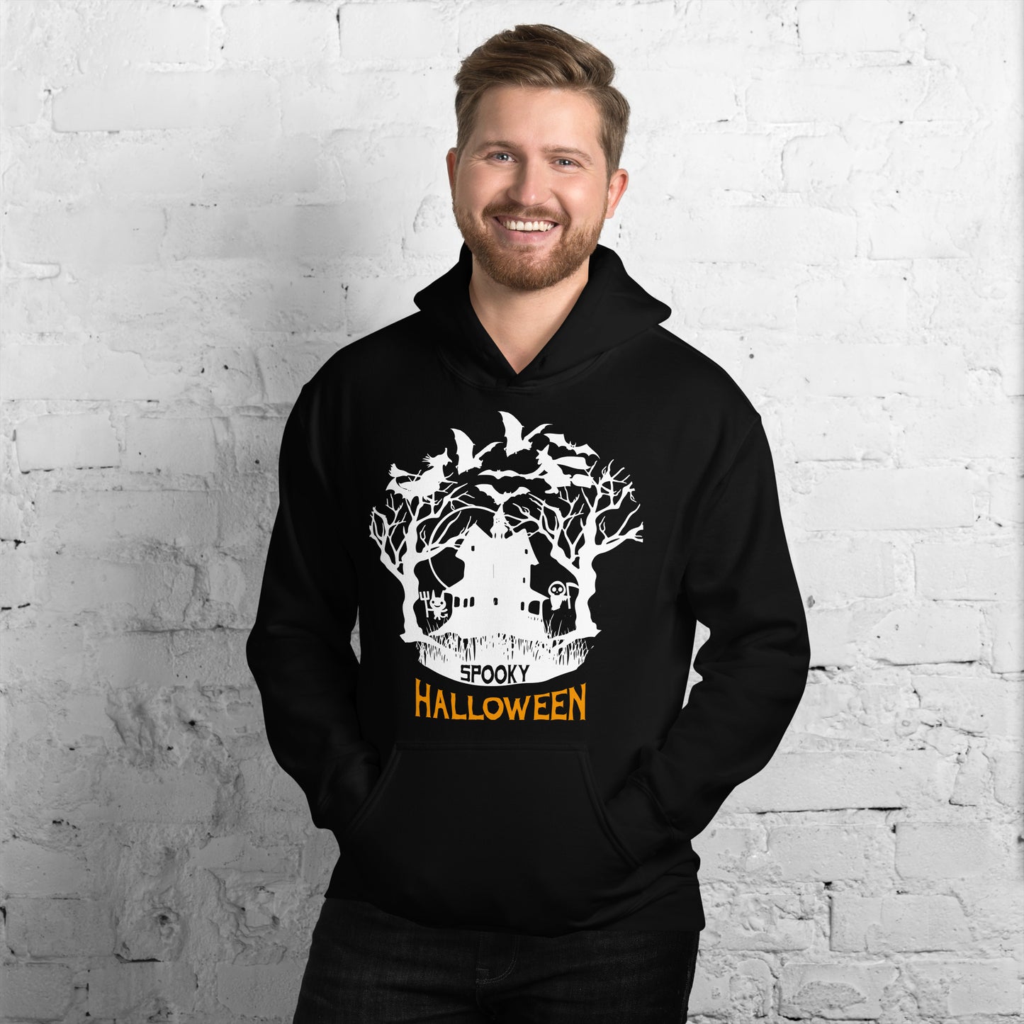 Creepy Ville - Spooky Halloween – Premium Unisex Hoodie