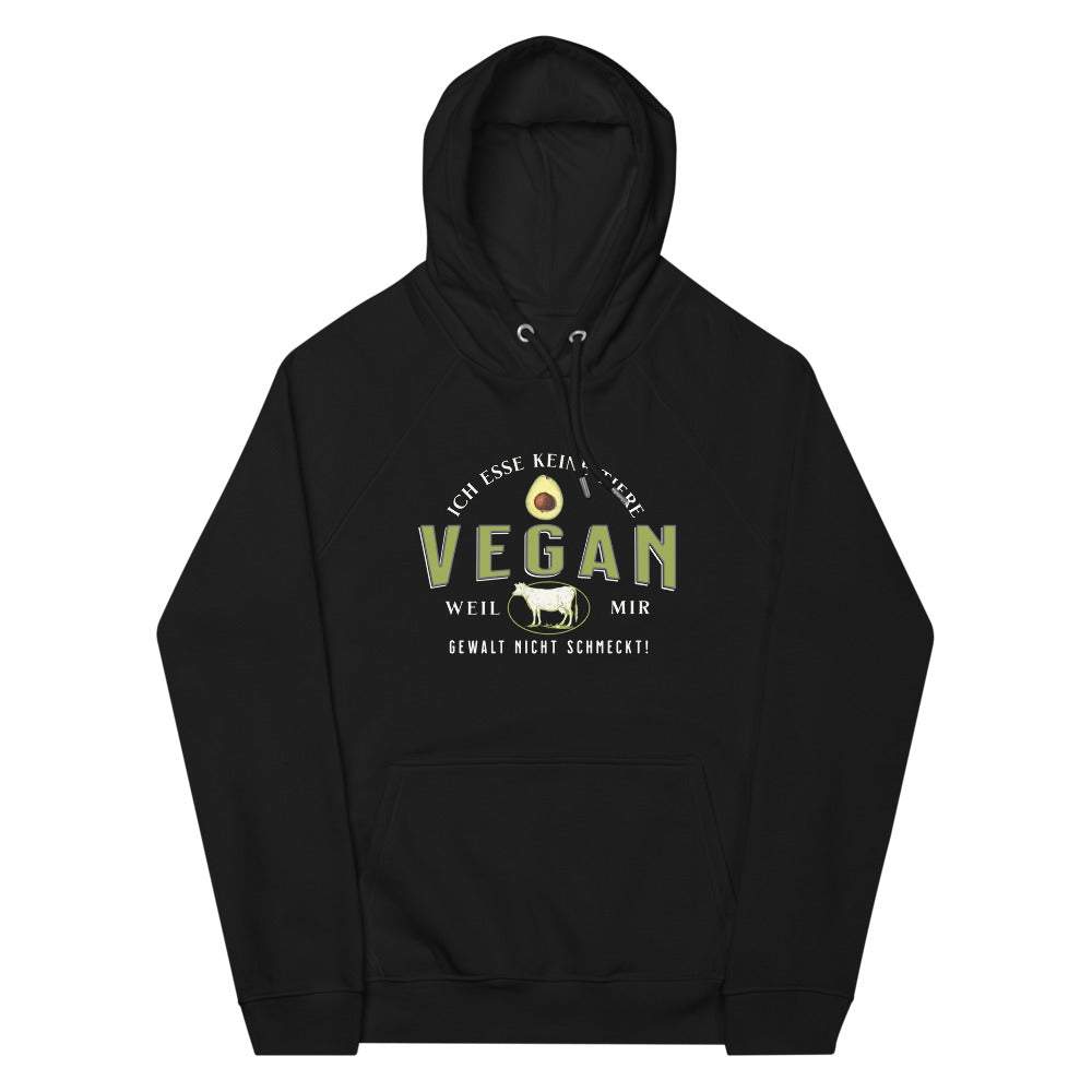 VEGAN - Ich esse keine Tiere - Premium Unisex Bio Hoodie