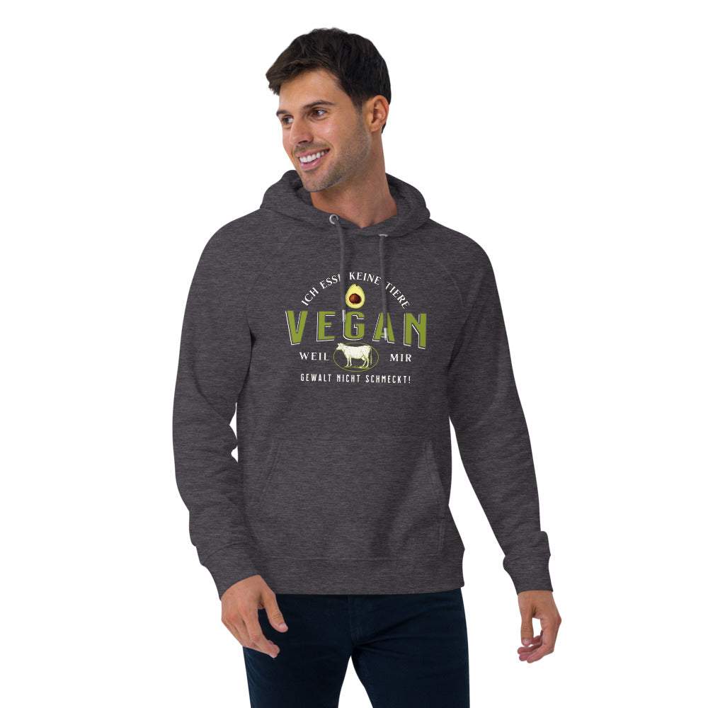 VEGAN - Ich esse keine Tiere - Premium Unisex Bio Hoodie