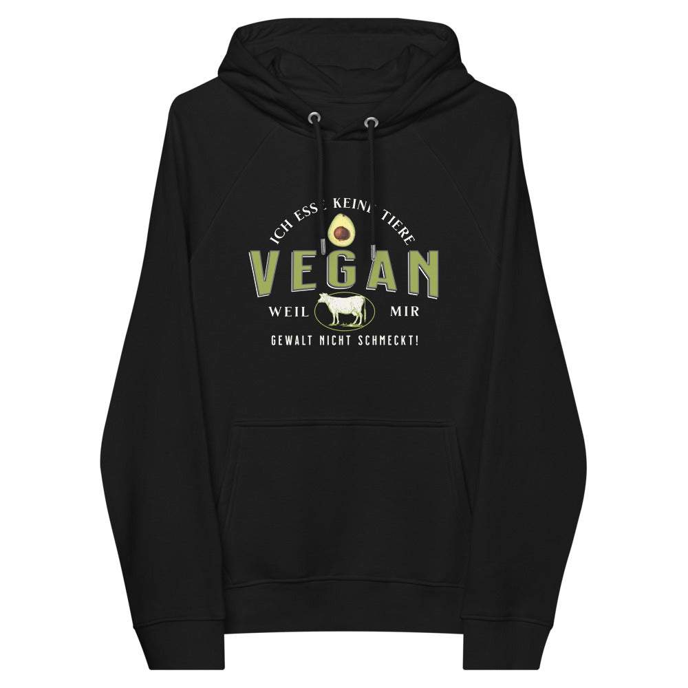 VEGAN - Ich esse keine Tiere - Premium Unisex Bio Hoodie
