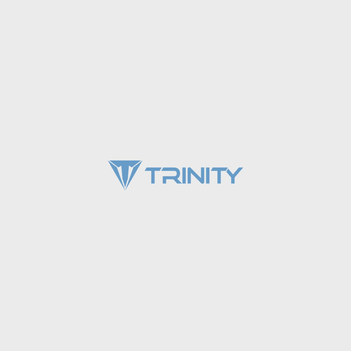 Das Trinity-Logo besteht aus einem geometrischen Dreieckssymbol links neben dem Wort TRINITY in blauer Schrift.
