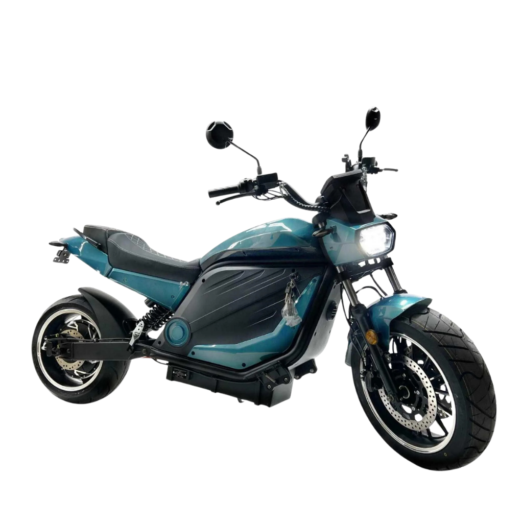 Der CityTwister i6.0. Pro n grün blau, seitliches Foto 