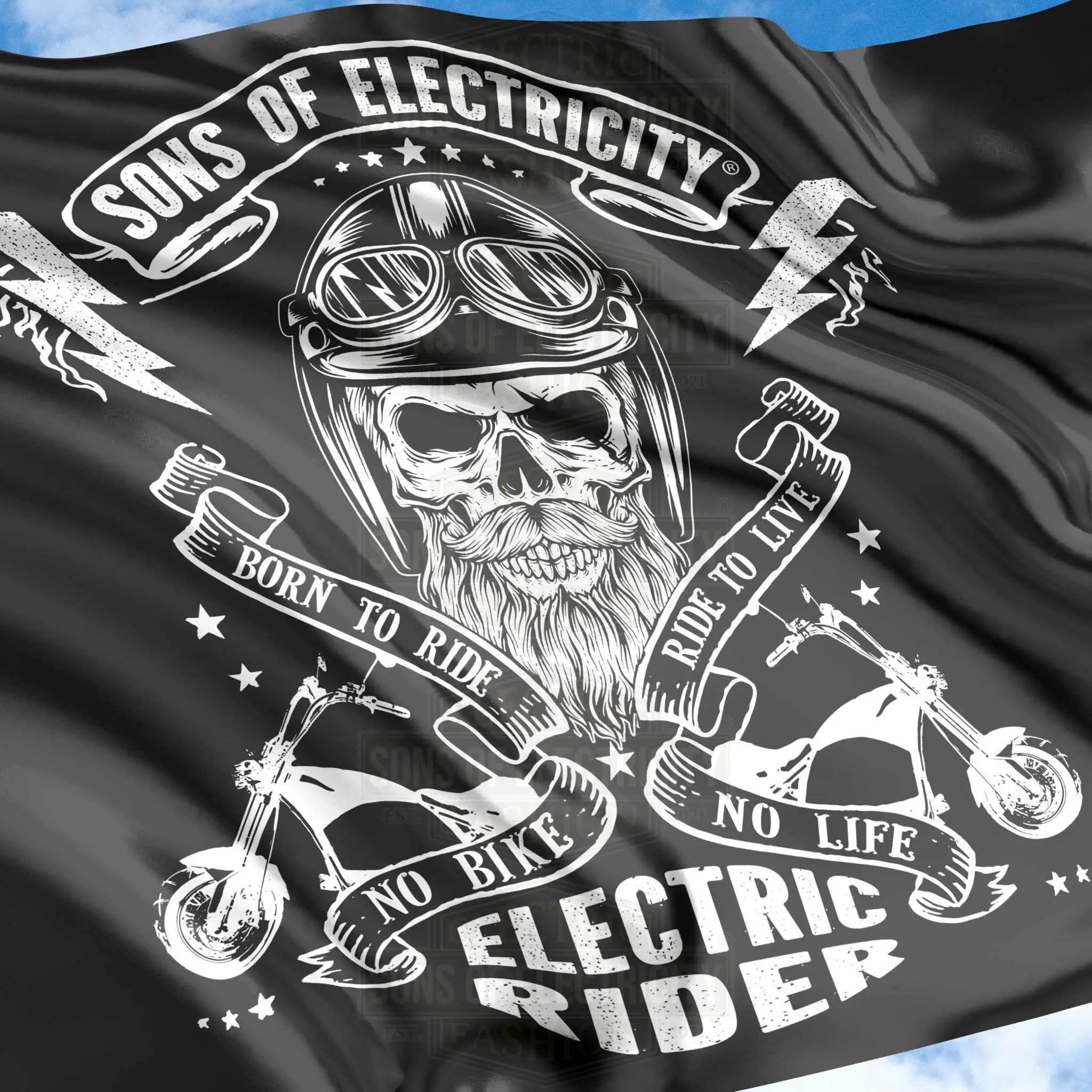 SONS OF ELECTRICITY Hiss-Fahne - E-Chopper (1) Electric