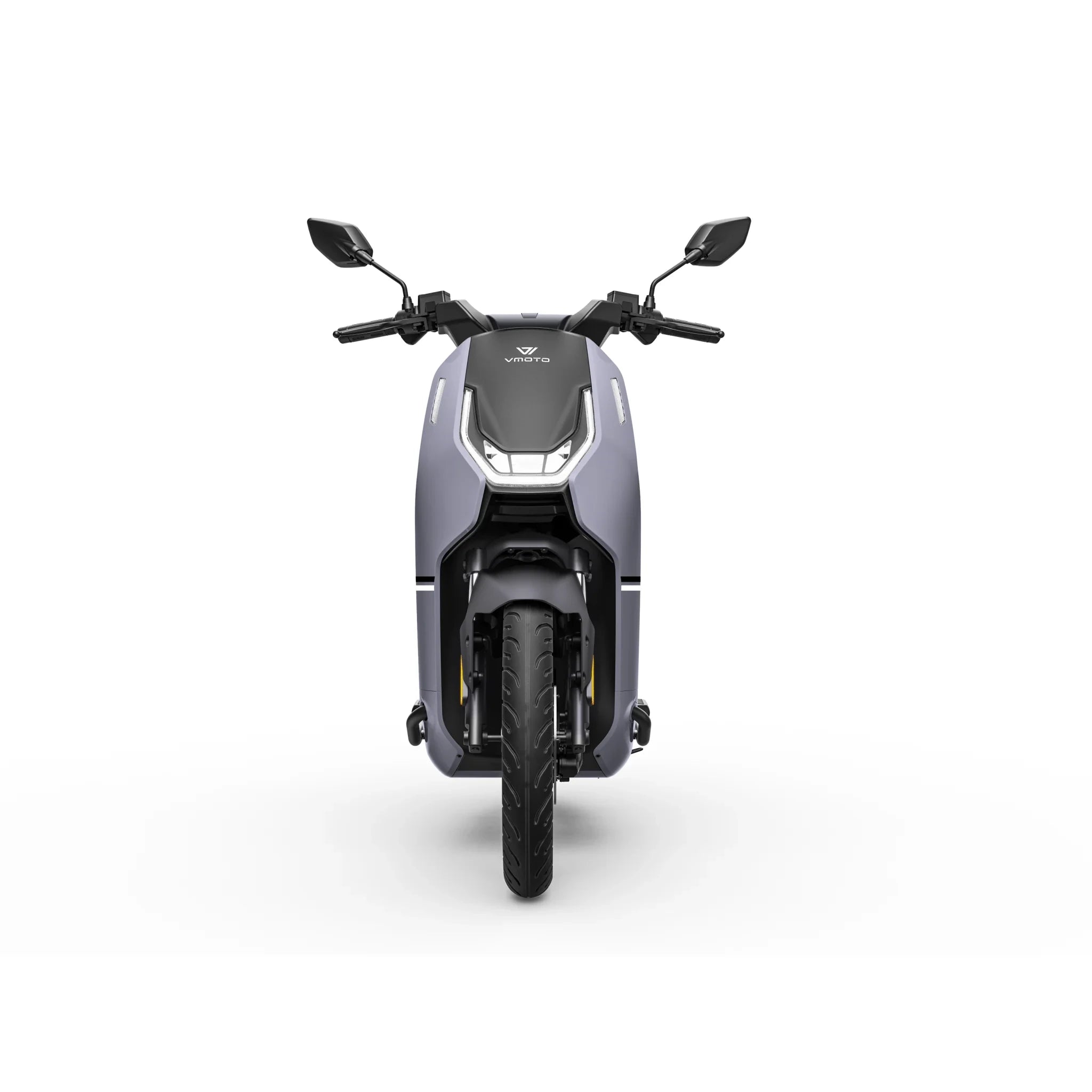 VMOTO CITI Elektroroller in Grau, Frontansicht – urbaner E-Roller mit 80 km/h, erhältlich bei SONS OF ELECTRICITY, Dortmund, Deutschland