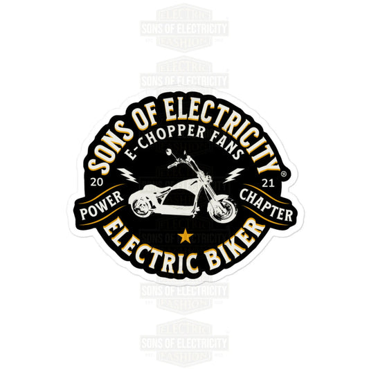 E-Chopper Aufkleber: SONS OF ELECTRICITY Fans (E-Chopper 1)