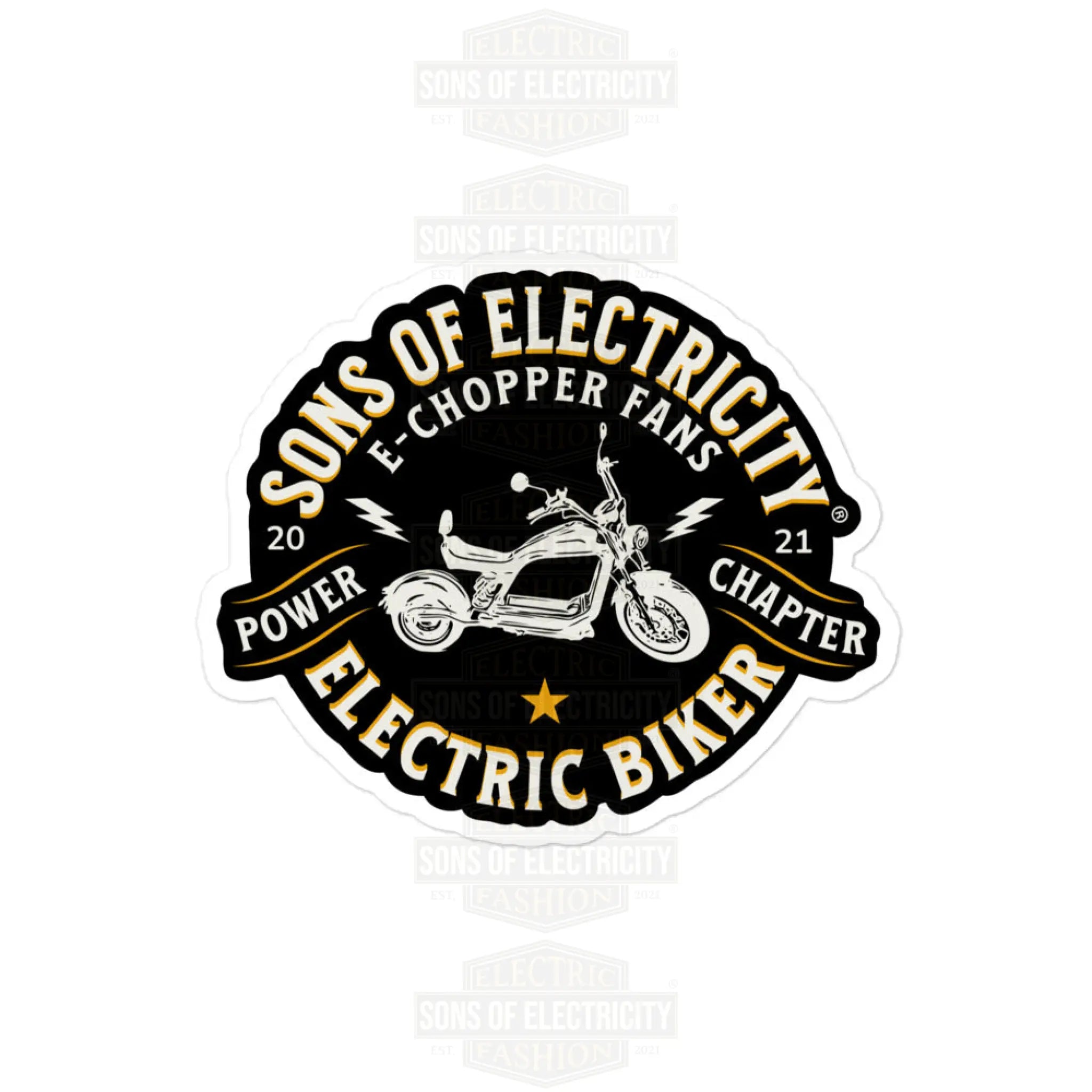 E-Chopper Aufkleber: SONS OF ELECTRICITY Fans (E-Chopper 2)