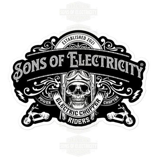 E-Chopper Aufkleber: SONS OF ELECTRICITY Electric Chopper