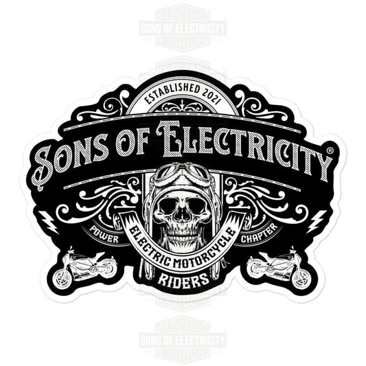 E-Motorrad Aufkleber: SONS OF ELECTRICITY Electric